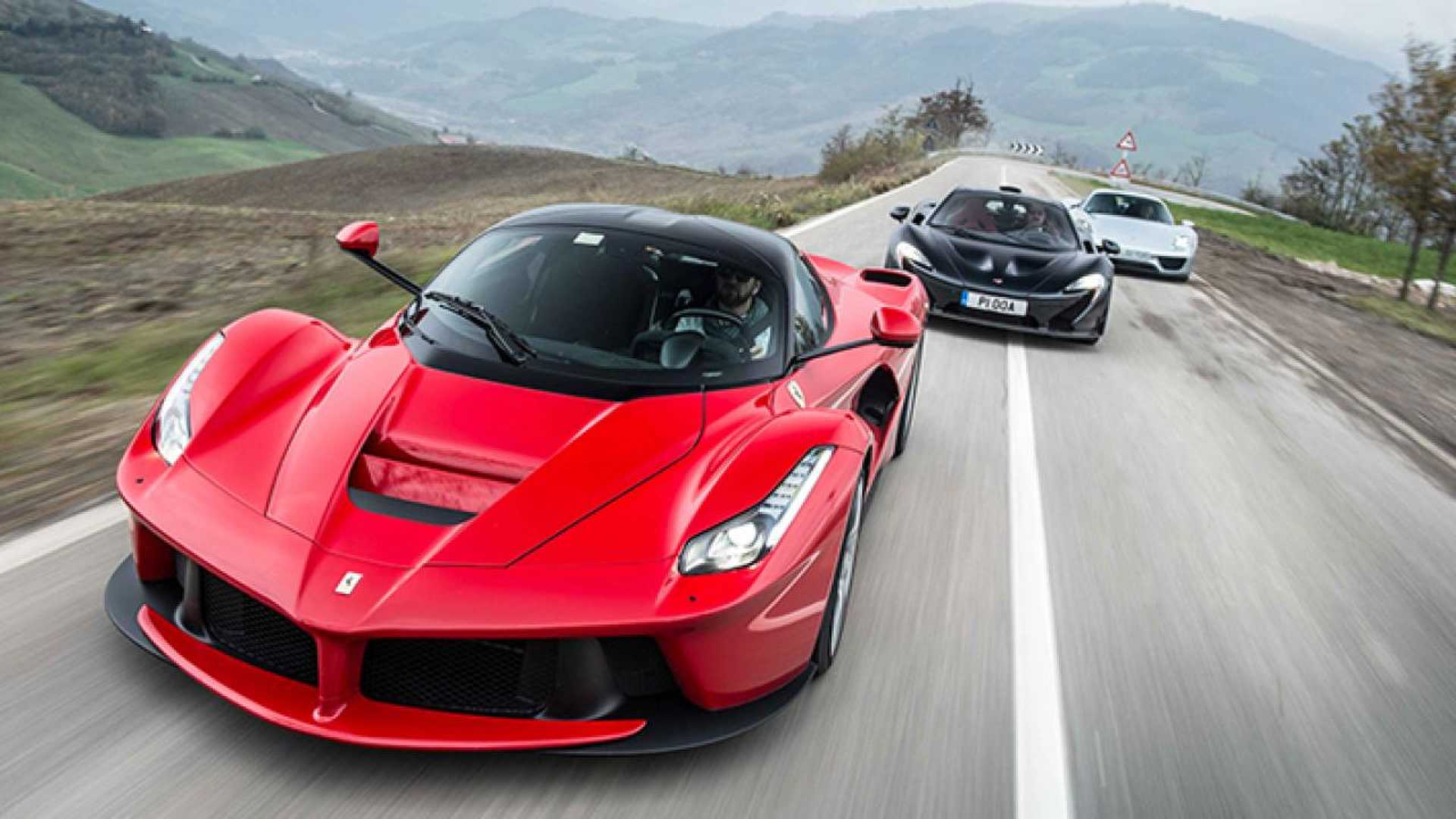 LaFerrrari, McLaren P1, Porsche 918