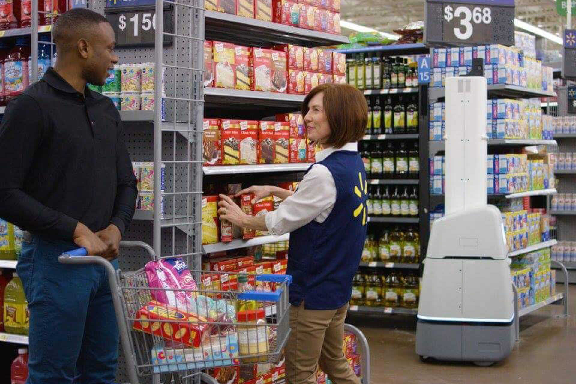 Robotok a Walmartban