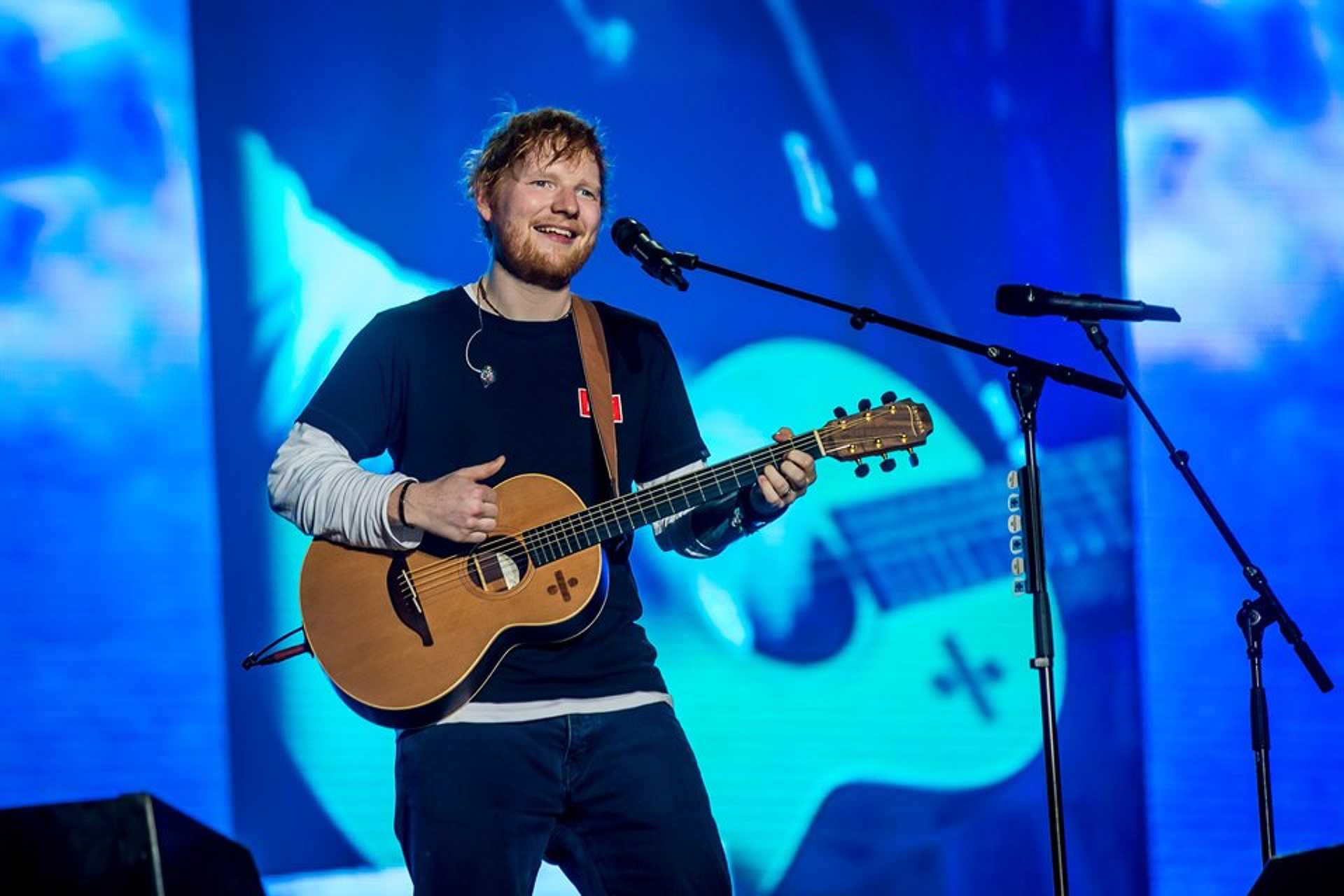 Ed Sheeran a Szigeten.