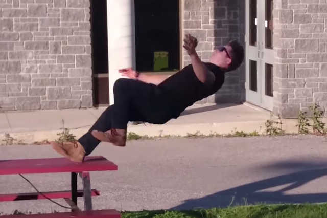 Parkour bénázás