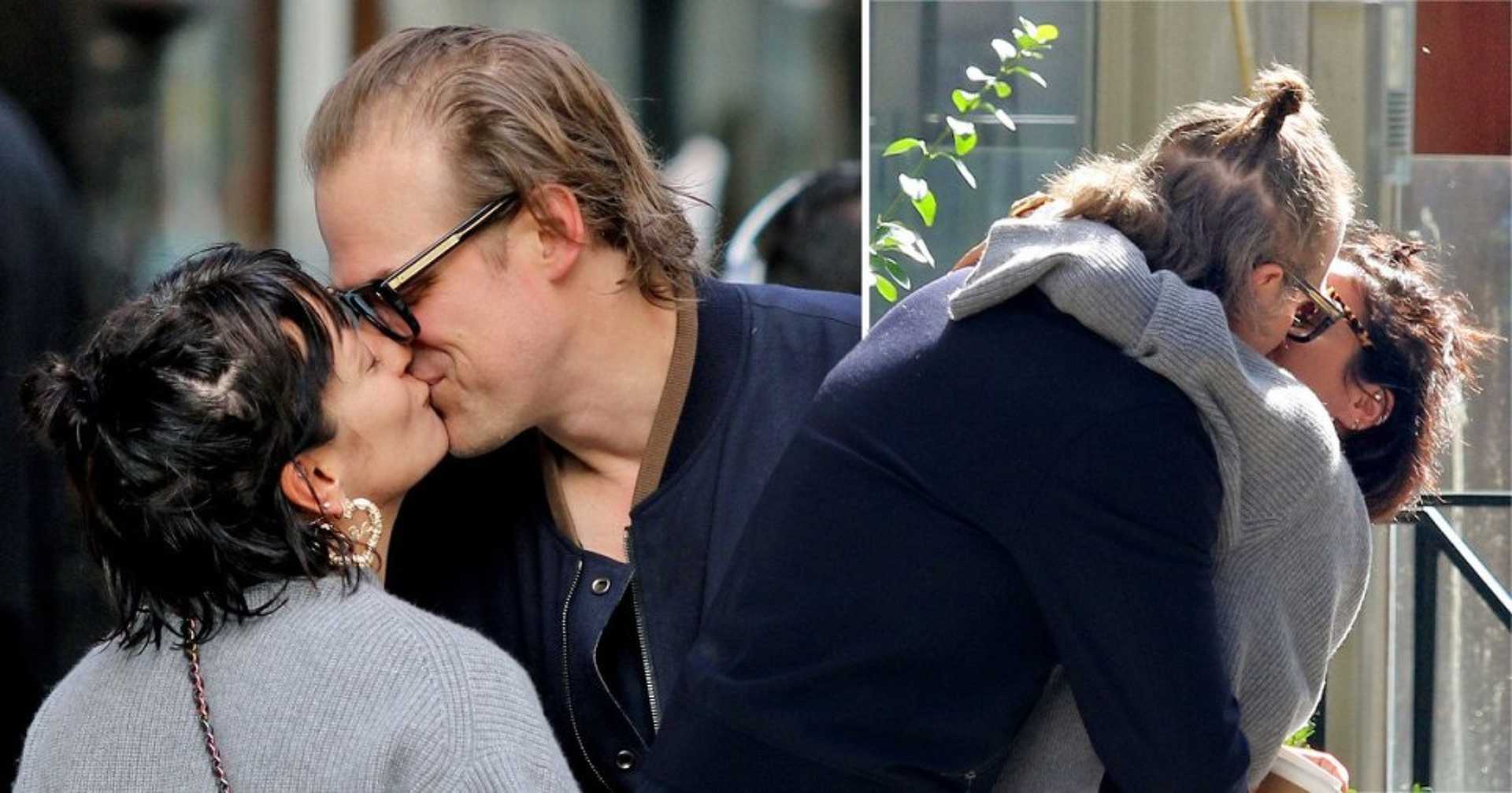 Lily Allen és David Harbour