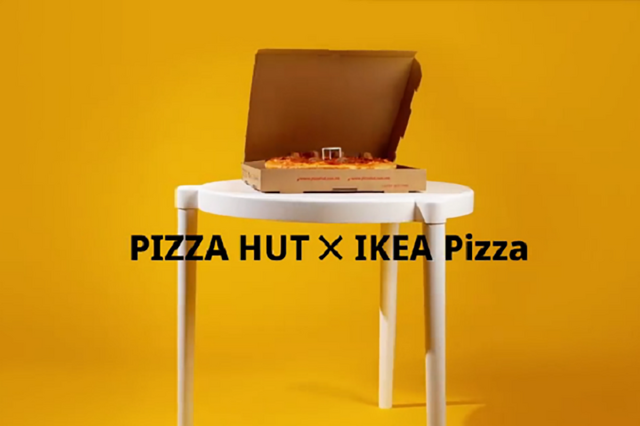 Pizza tüske asztal