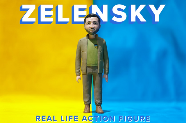 Zelenszkij akciófigura
