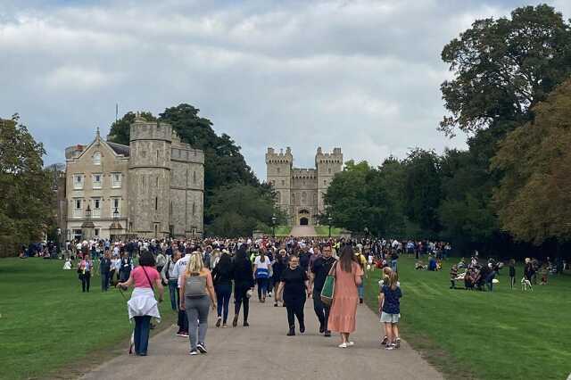 Gyász a windsori kastélynál