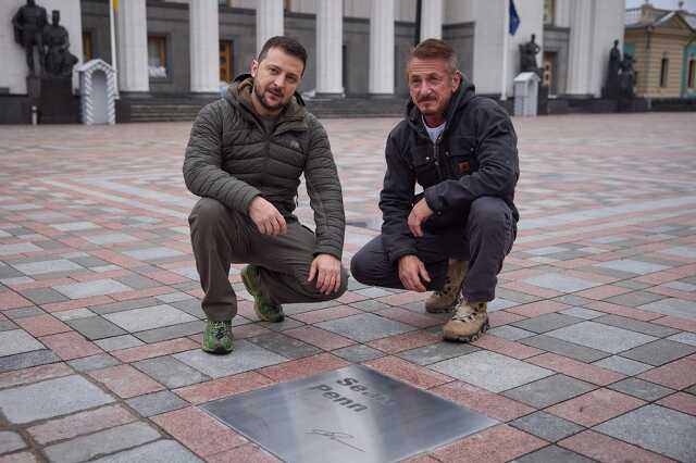 Sean Penn és Zelenszkij