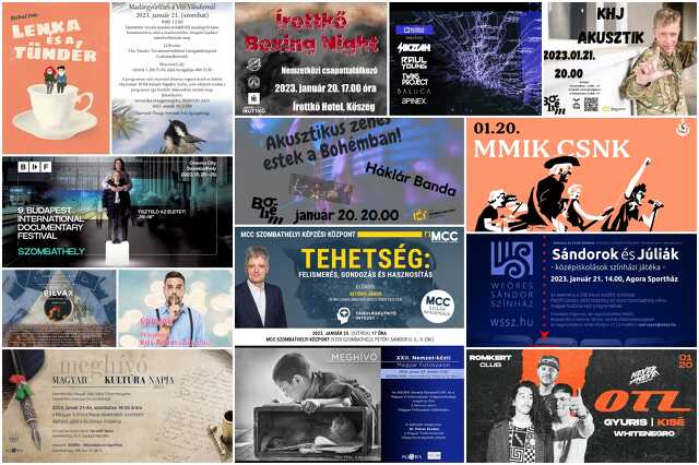 Programajánló a hétvégére