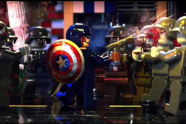 Lego Amerika kapitány és a náci zombik