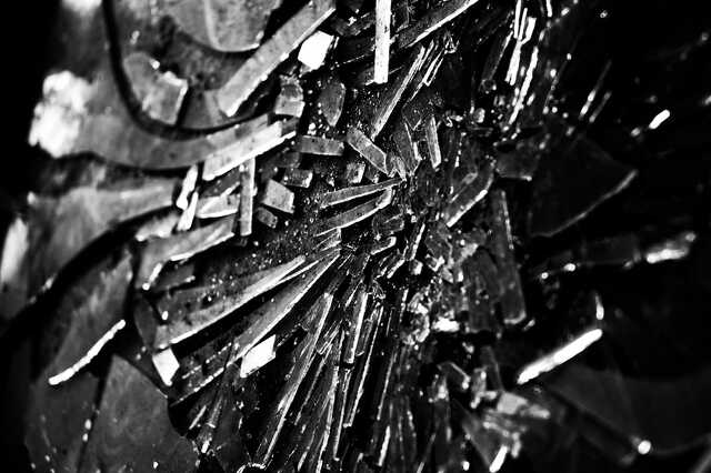 Broken glass