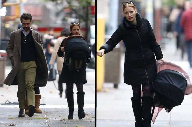 Jessica Chastain és Gian Luca Passi de Preposulo New Yorkban