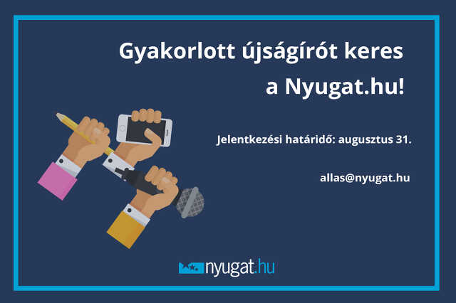 újságírót keres a nyugat