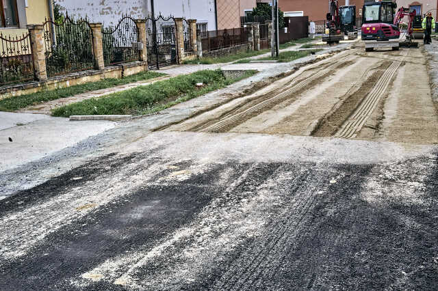 utcák aszfaltozása Szombathelyen 2026
