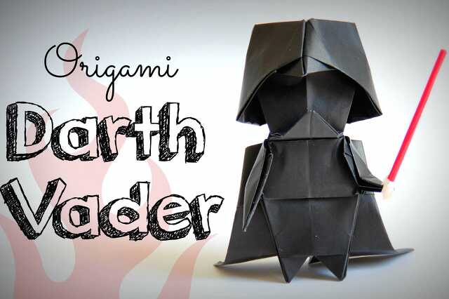 Origami Darth Vader