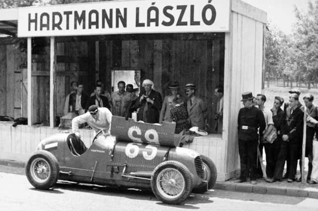 Hartmann László a szabadedzésen