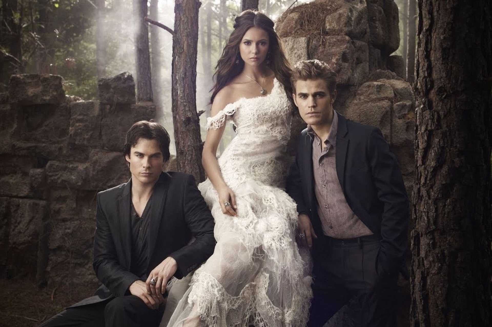 Vámpírnaplók - Ian Somerhalder, Nina Dobrev, Paul Wesley