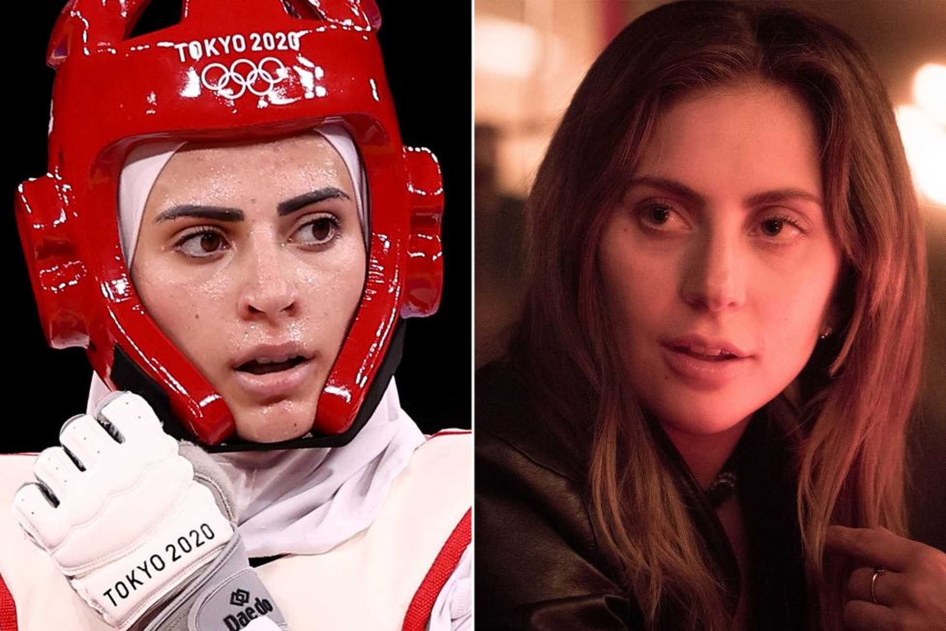 Lady Gaga és olimpiai hasonmása, Julyana AlSadeq