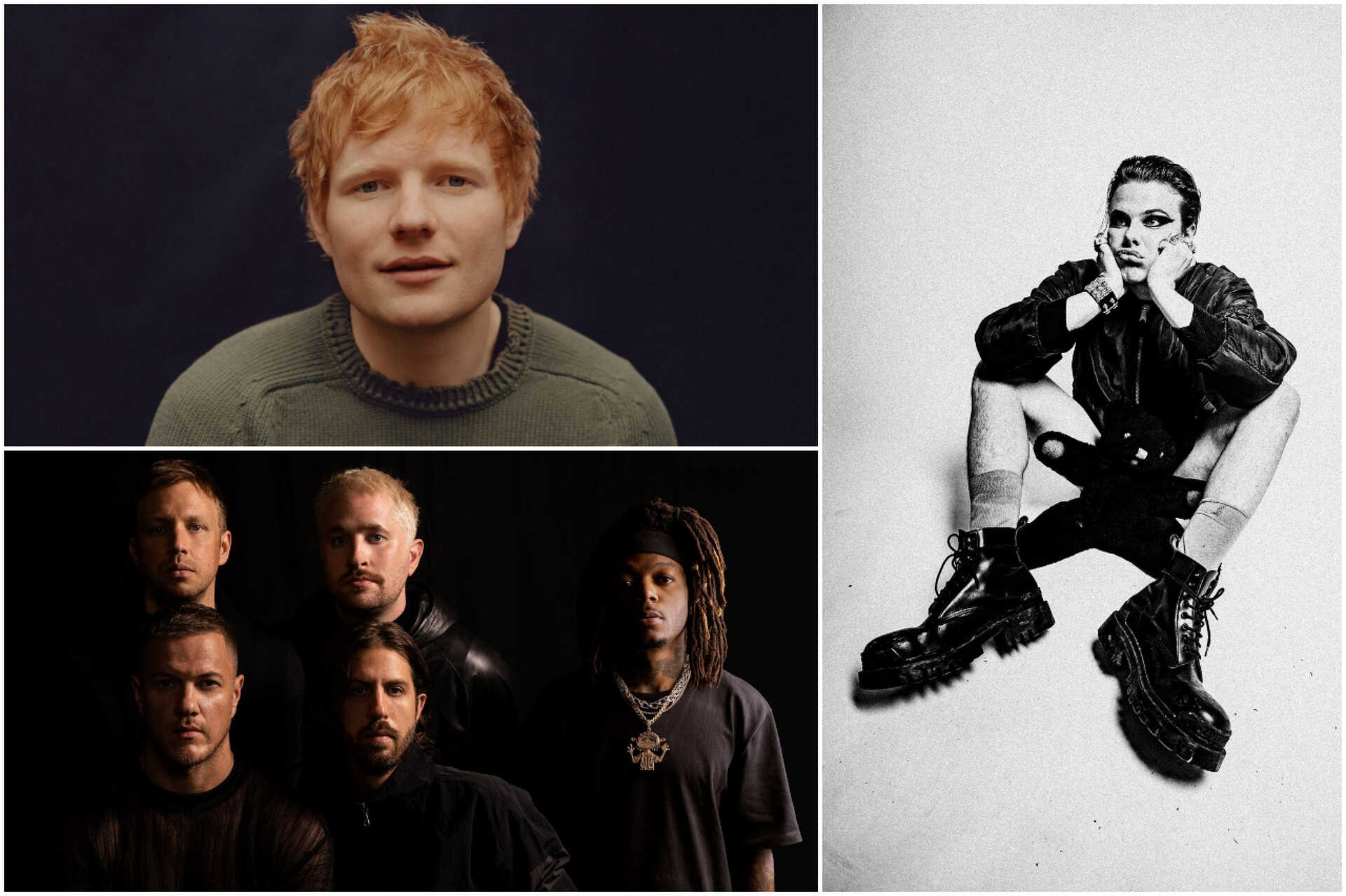 Ed Sheeran, az Imagine Dragons és YUNGBLUD is hamarosan Magyarországra jön