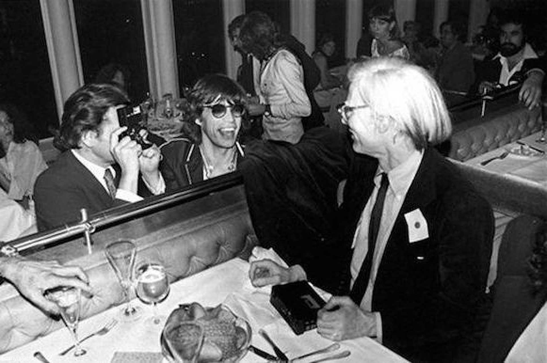 Mick Jagger és Andy Warhol