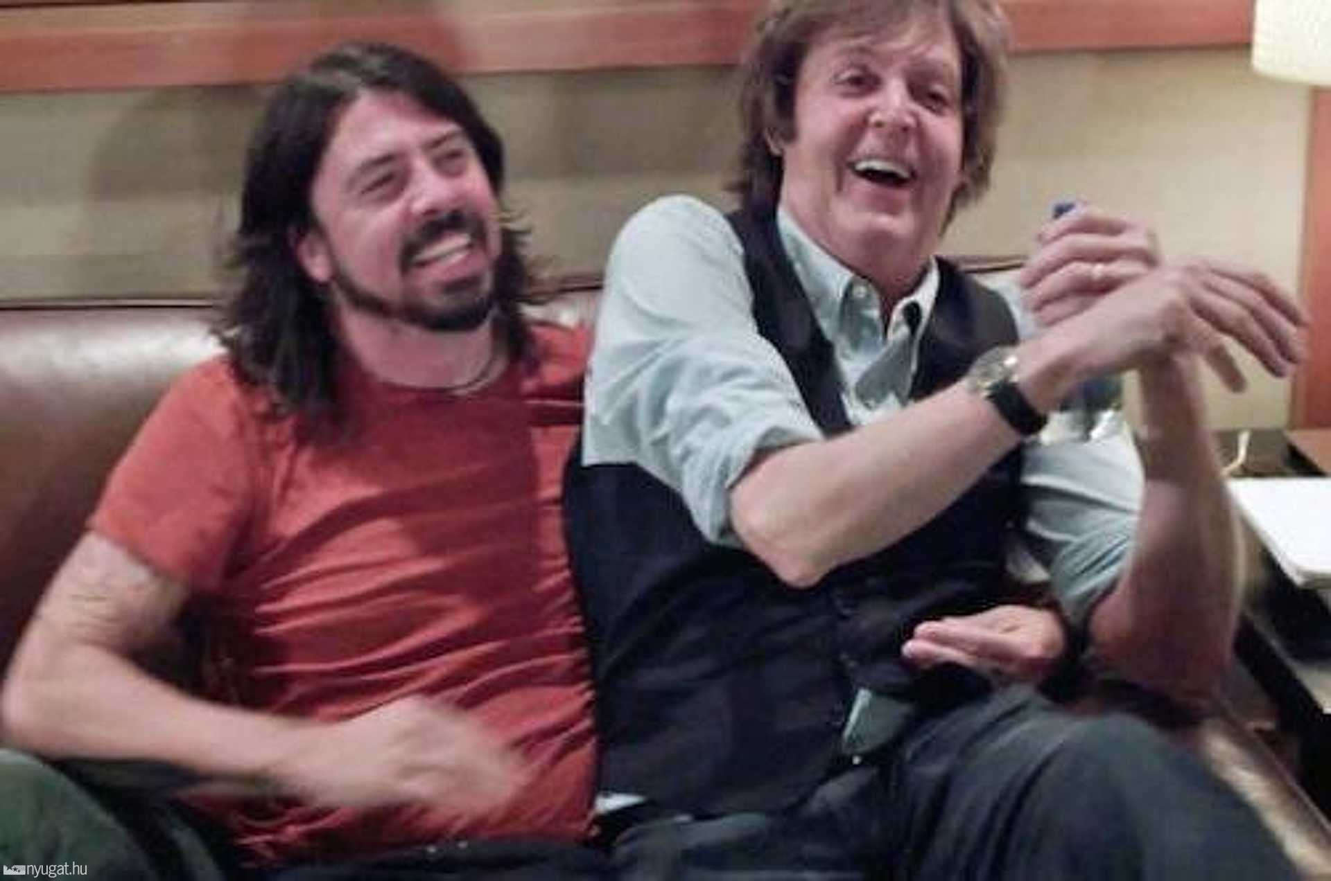 Dave Grohl és Paul McCartney
