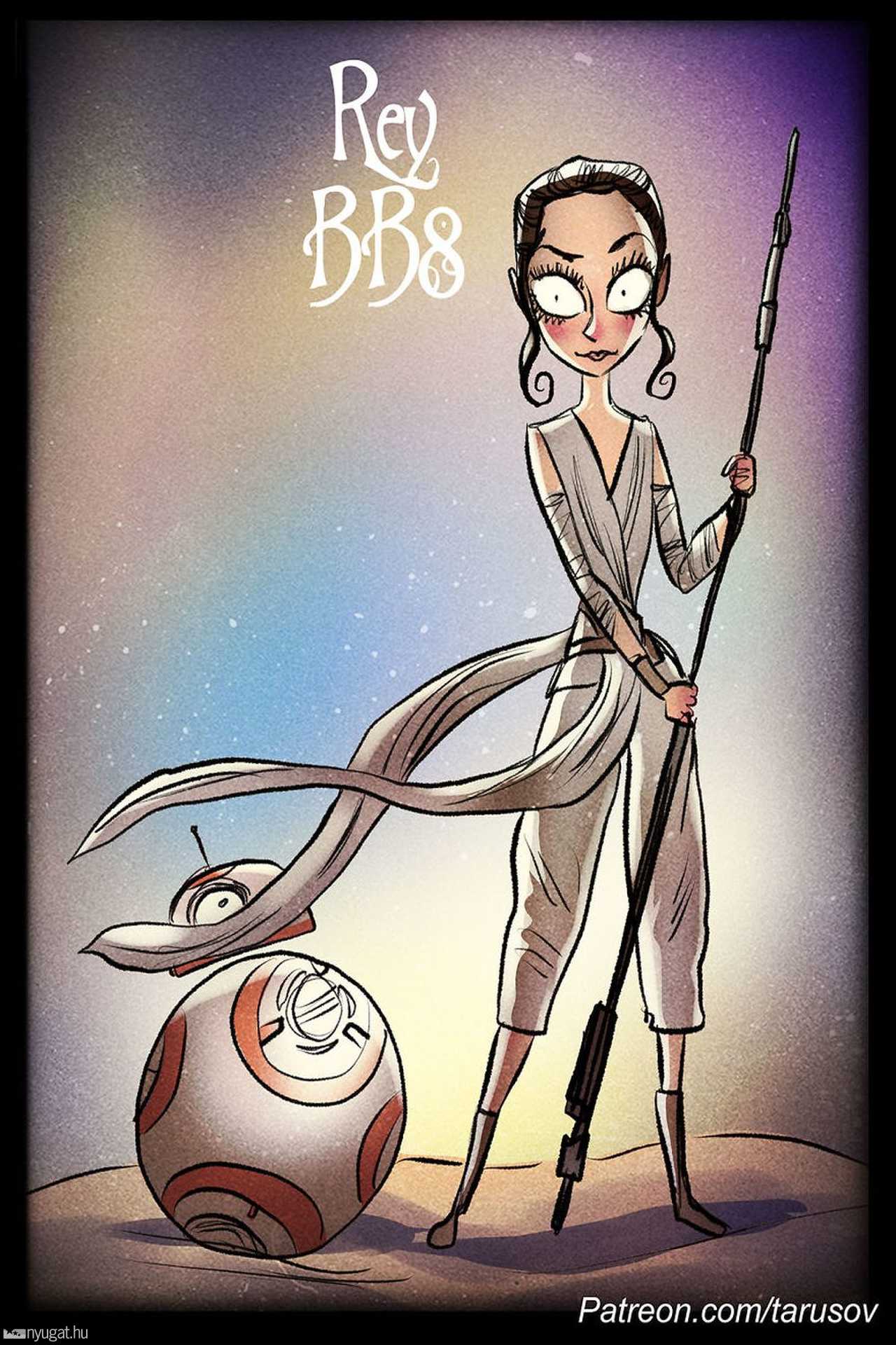 Így nézne ki a Star Wars, ha Tim Burton rendezte volna