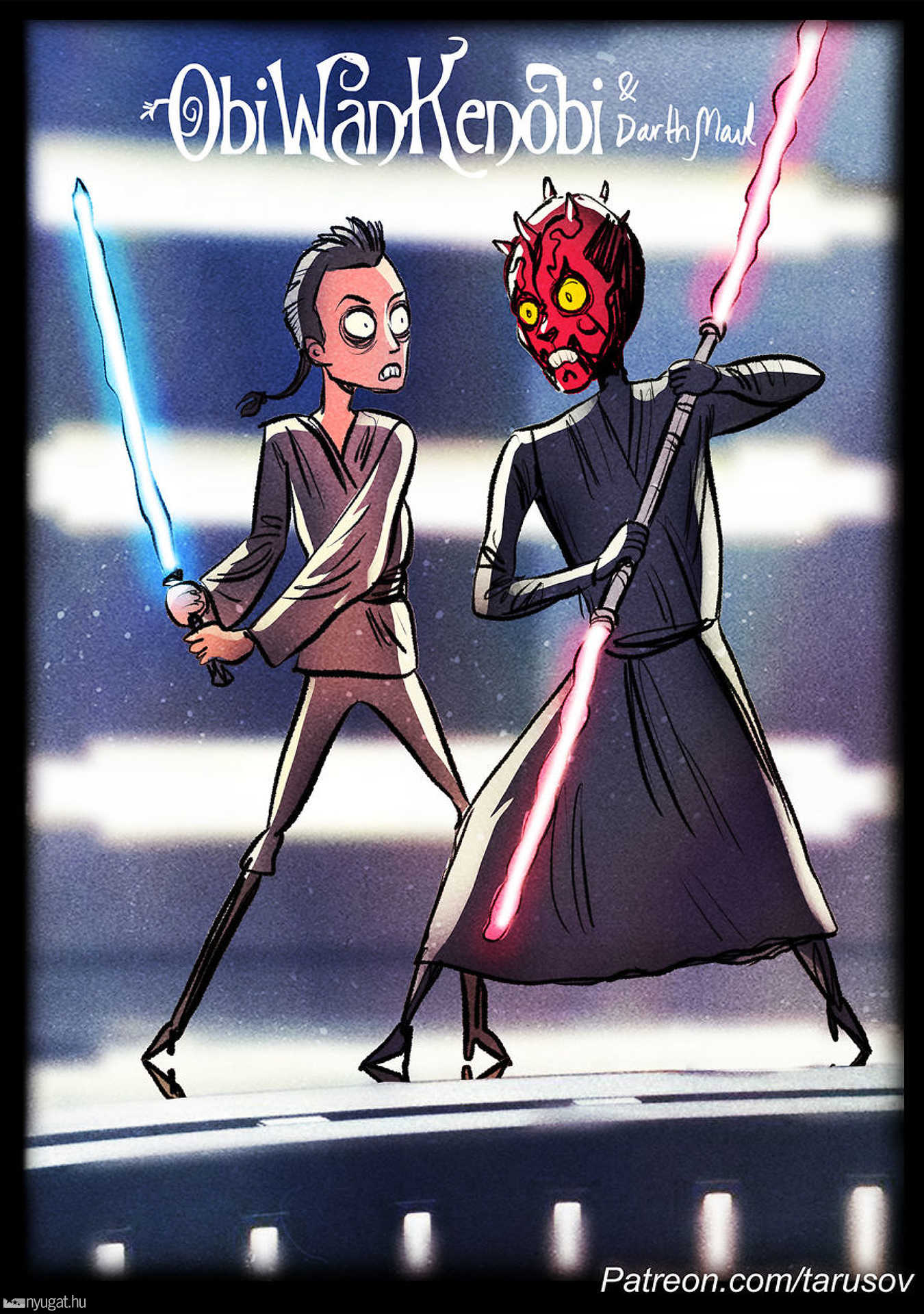 Így nézne ki a Star Wars, ha Tim Burton rendezte volna