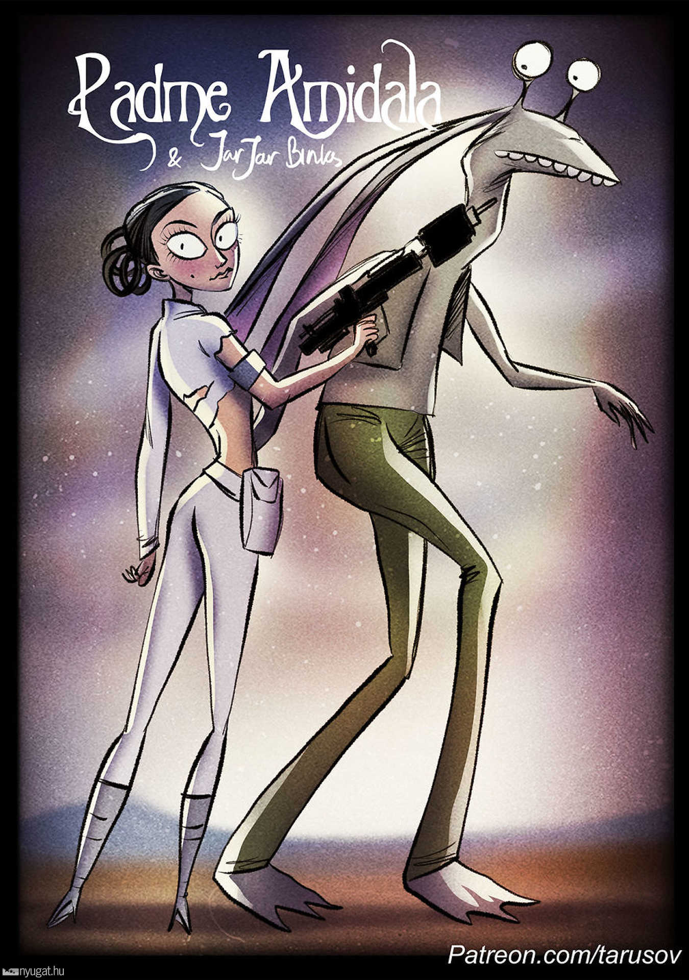 Így nézne ki a Star Wars, ha Tim Burton rendezte volna 
