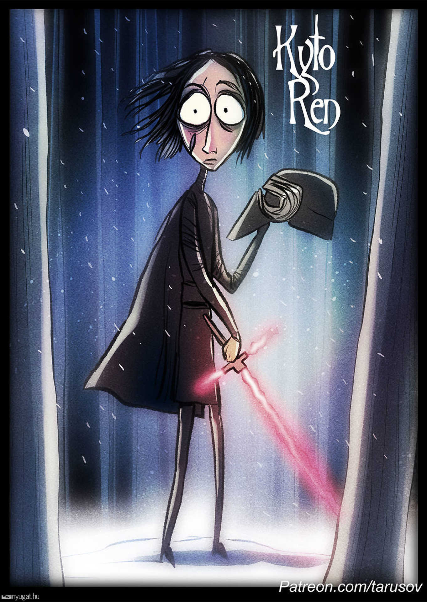 Így nézne ki a Star Wars, ha Tim Burton rendezte volna 