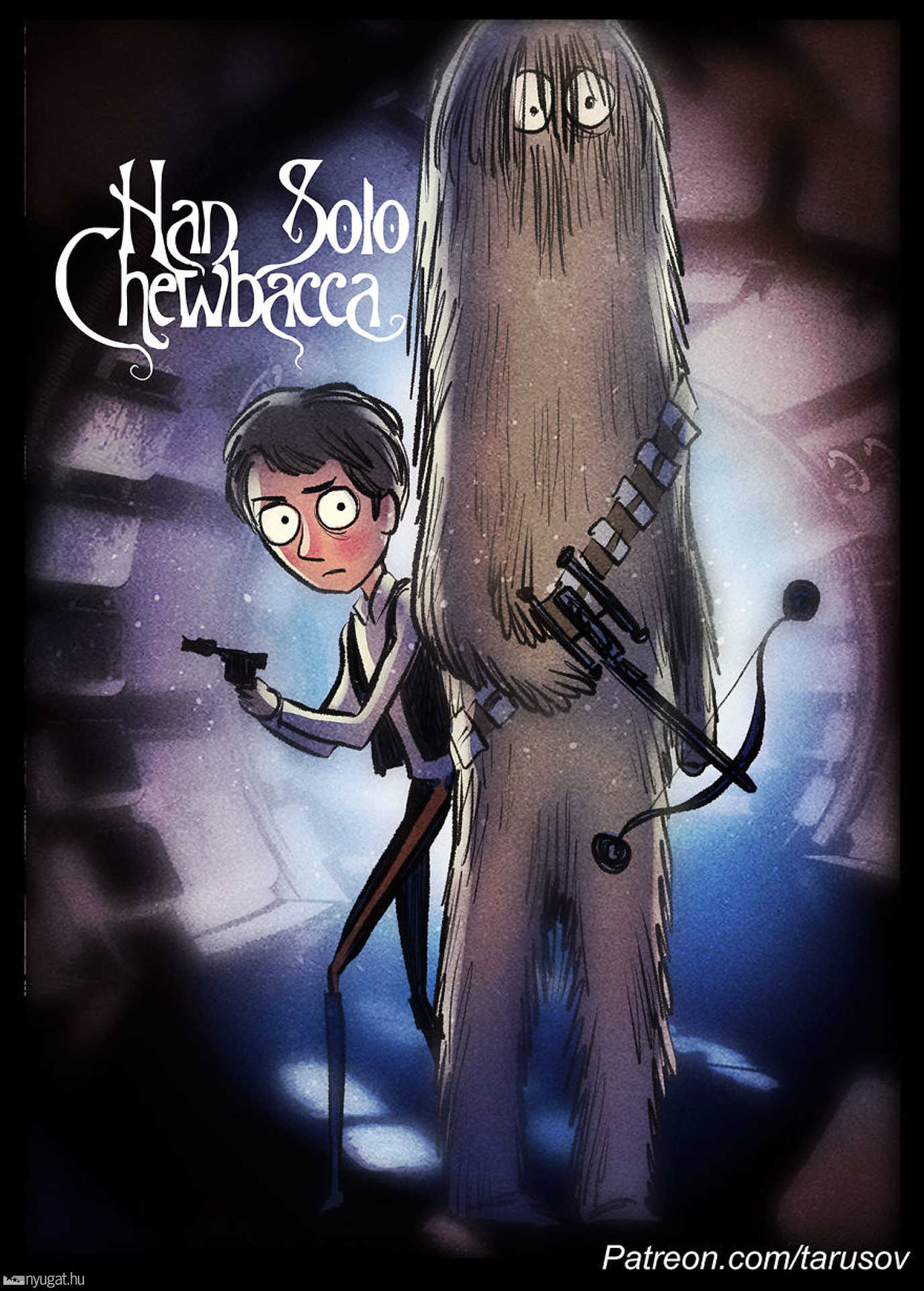 Így nézne ki a Star Wars, ha Tim Burton rendezte volna 