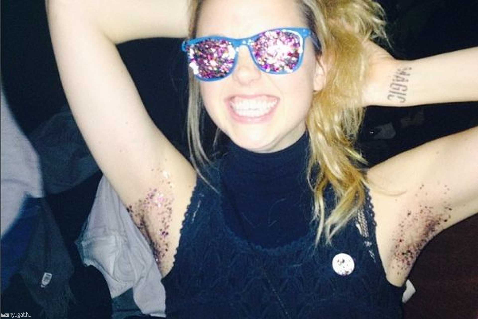 Glitteres hónaljkutya az új trend