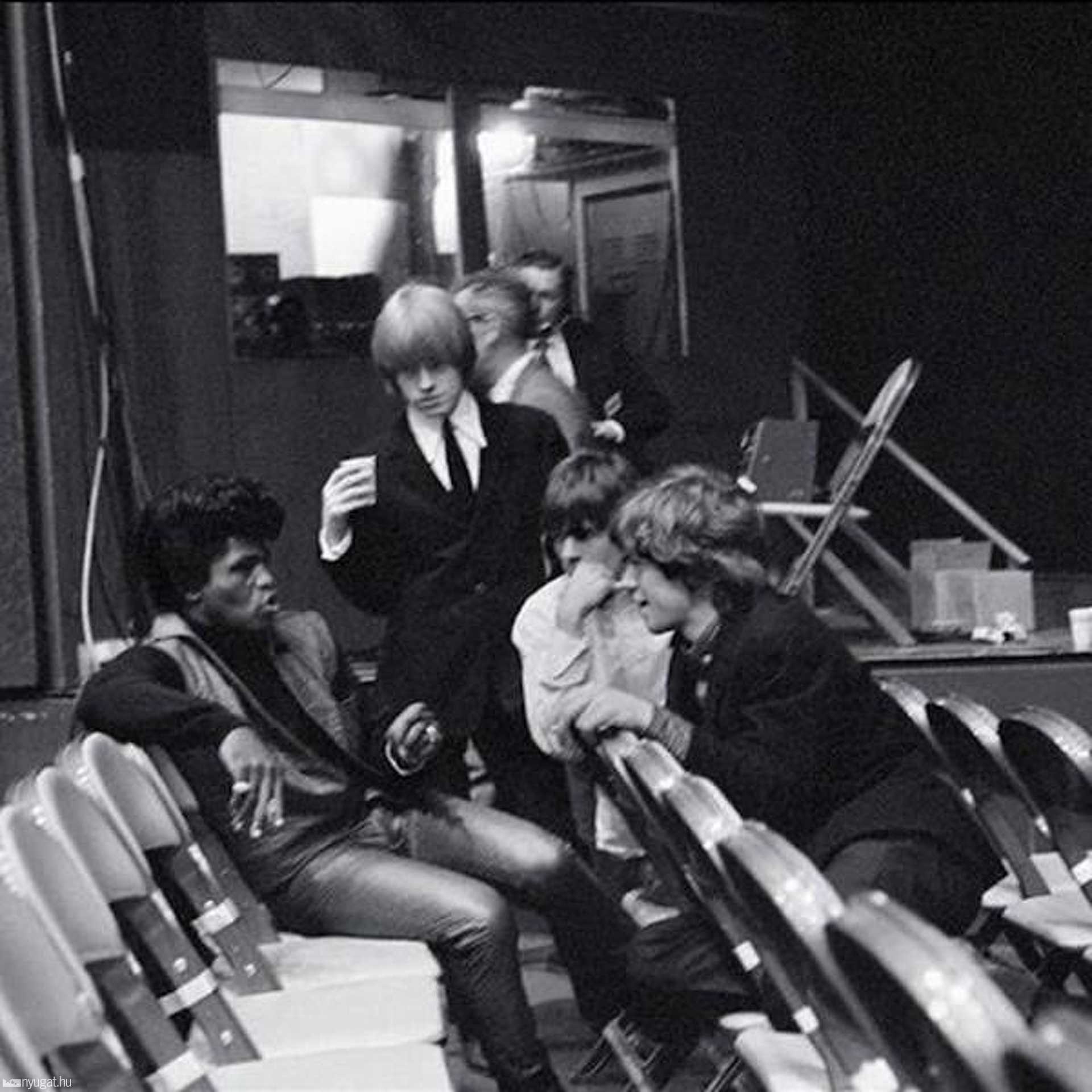 James Brown a Rolling Stones társaságában