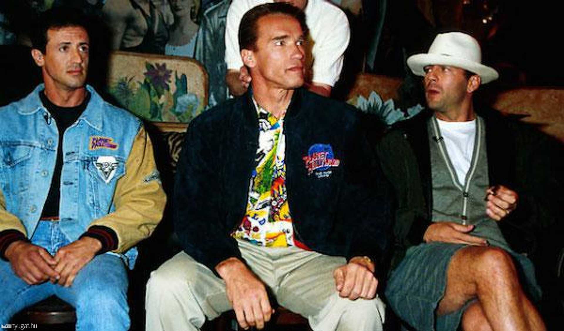 Sylvester Stallone, Arnold Schwarzenegger és Bruce Willis